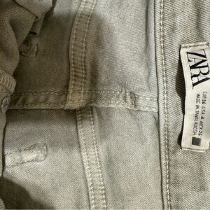 Zara Light Gray Denim Jeans